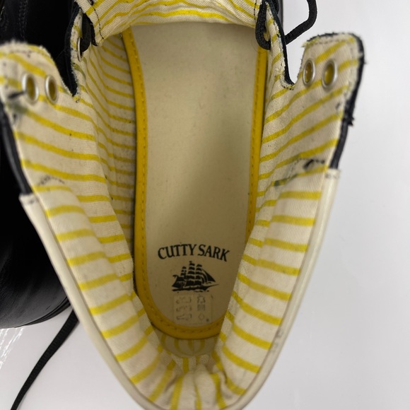 extremely rare The Cutty Sark x Generic Surplus Hi-Top leather sneakers sz 11 - Picture 4 of 6